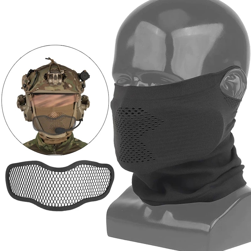 Motorcycle Gear Wholesale - Máscara Tática Protetora de Malha de