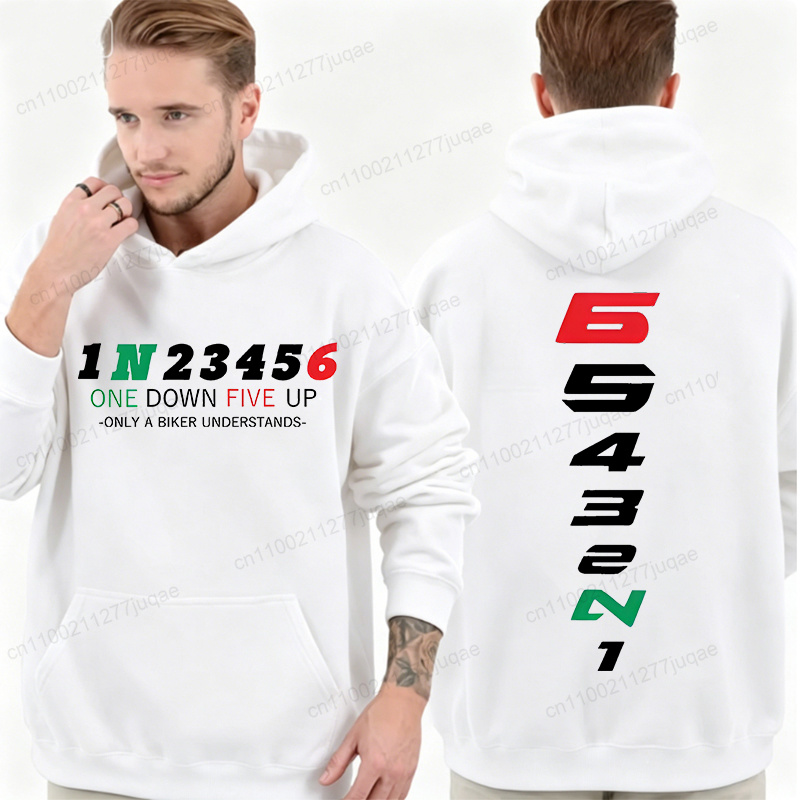 Motorcycle Gear Hoodie - Moletom Unissex com Capuz para Uso