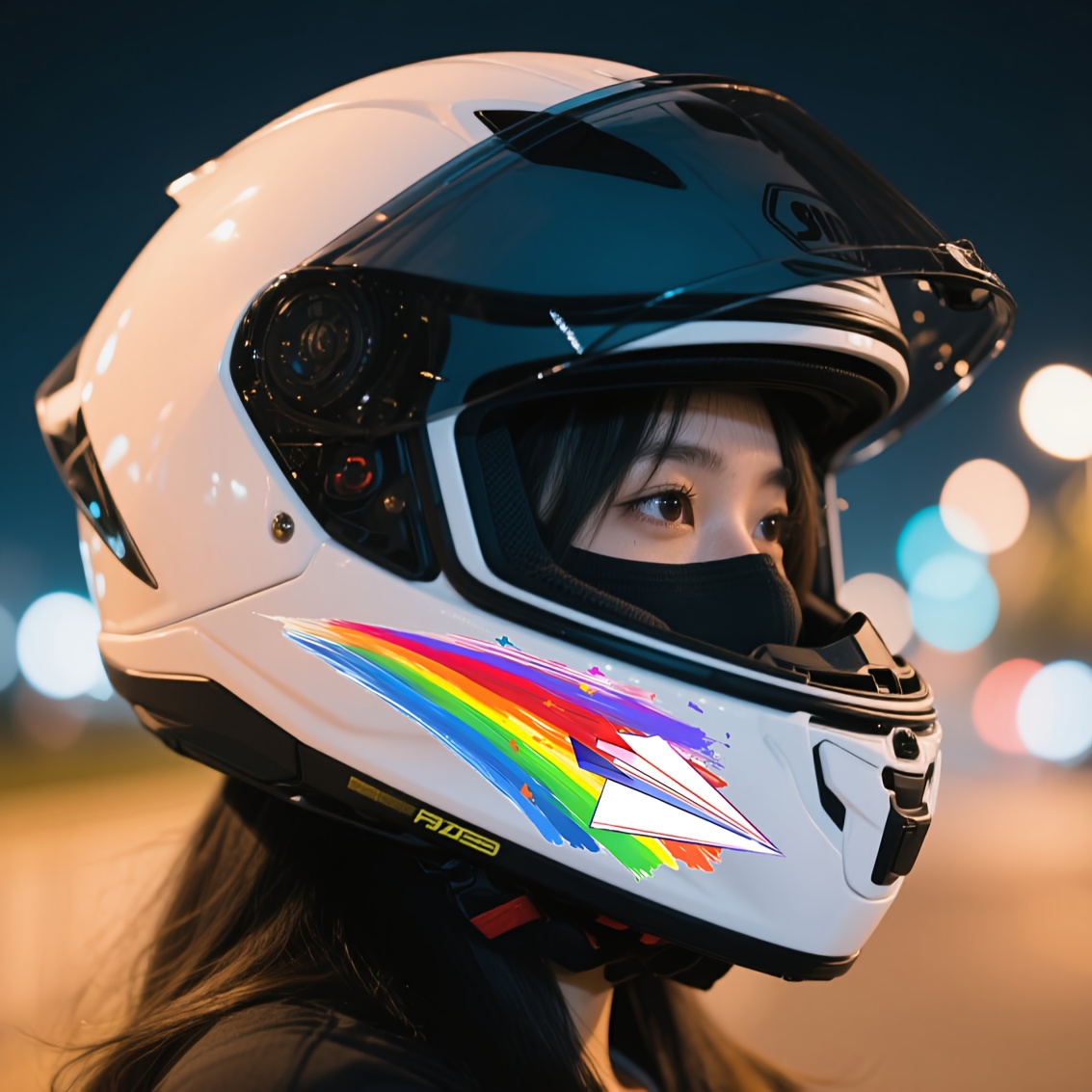 Motorcycle Gear Pattern - Adesivos para Capacete de Motocicleta, 2