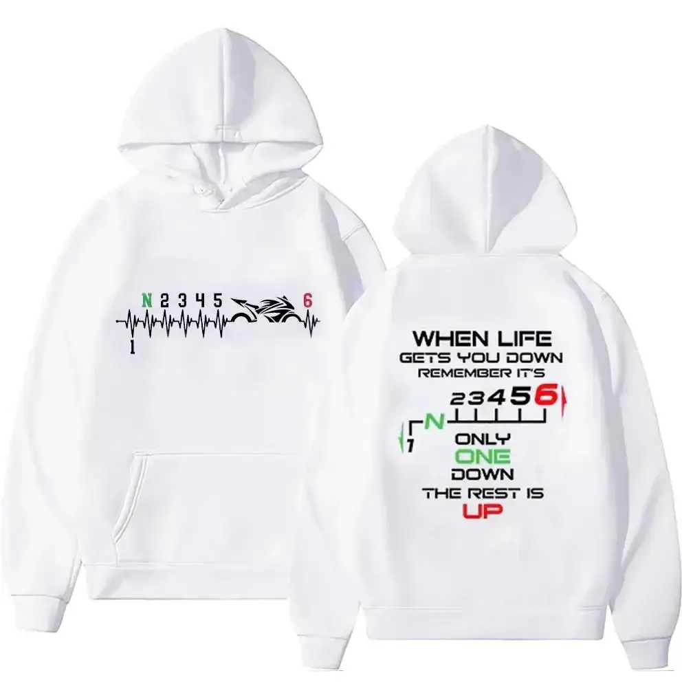 Moletons masculinos com capuz, - Motorcycle Gear Hoodie avaliação e preço