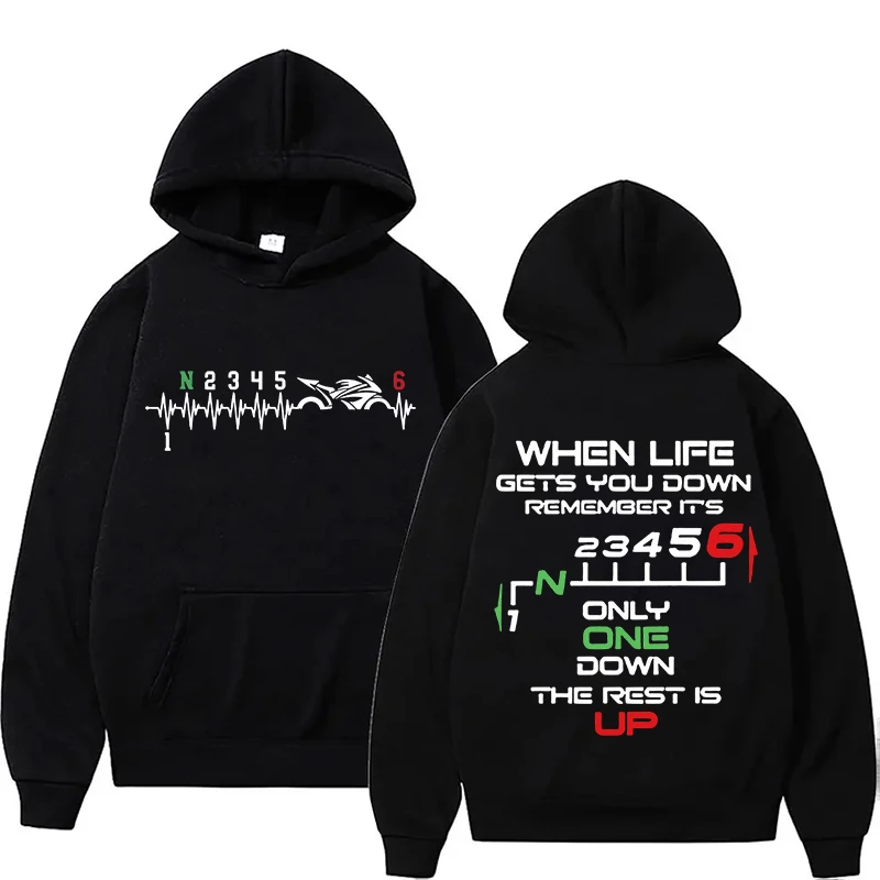 Novos moletons 1N23456 Motorcy - Motorcycle Gear Hoodie avaliação e preço