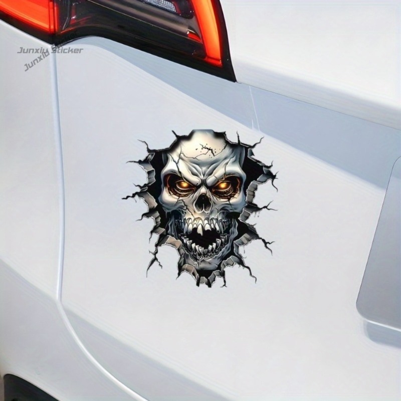 Decoração de Crânio 3D - com O - Motorcycle Gear Pattern avaliação e preço