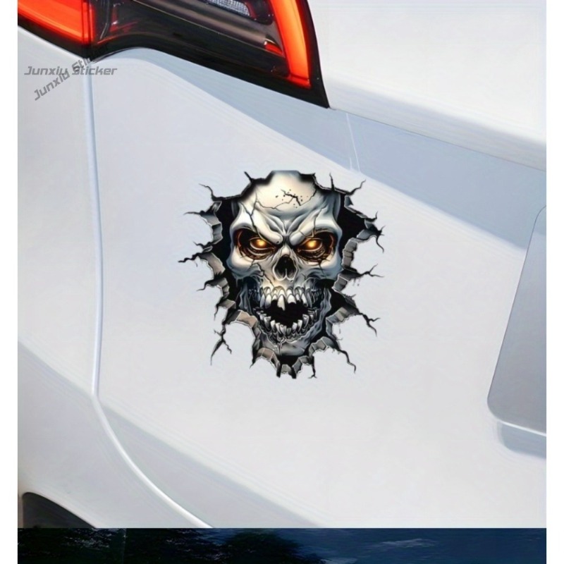 Decoração de Crânio 3D - com O - Motorcycle Gear Pattern avaliação e preço