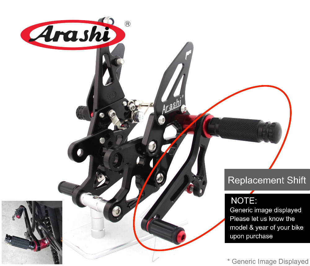 Arashi ajustável rearsets subs - Motorcycle Gear Jammer avaliação e preço