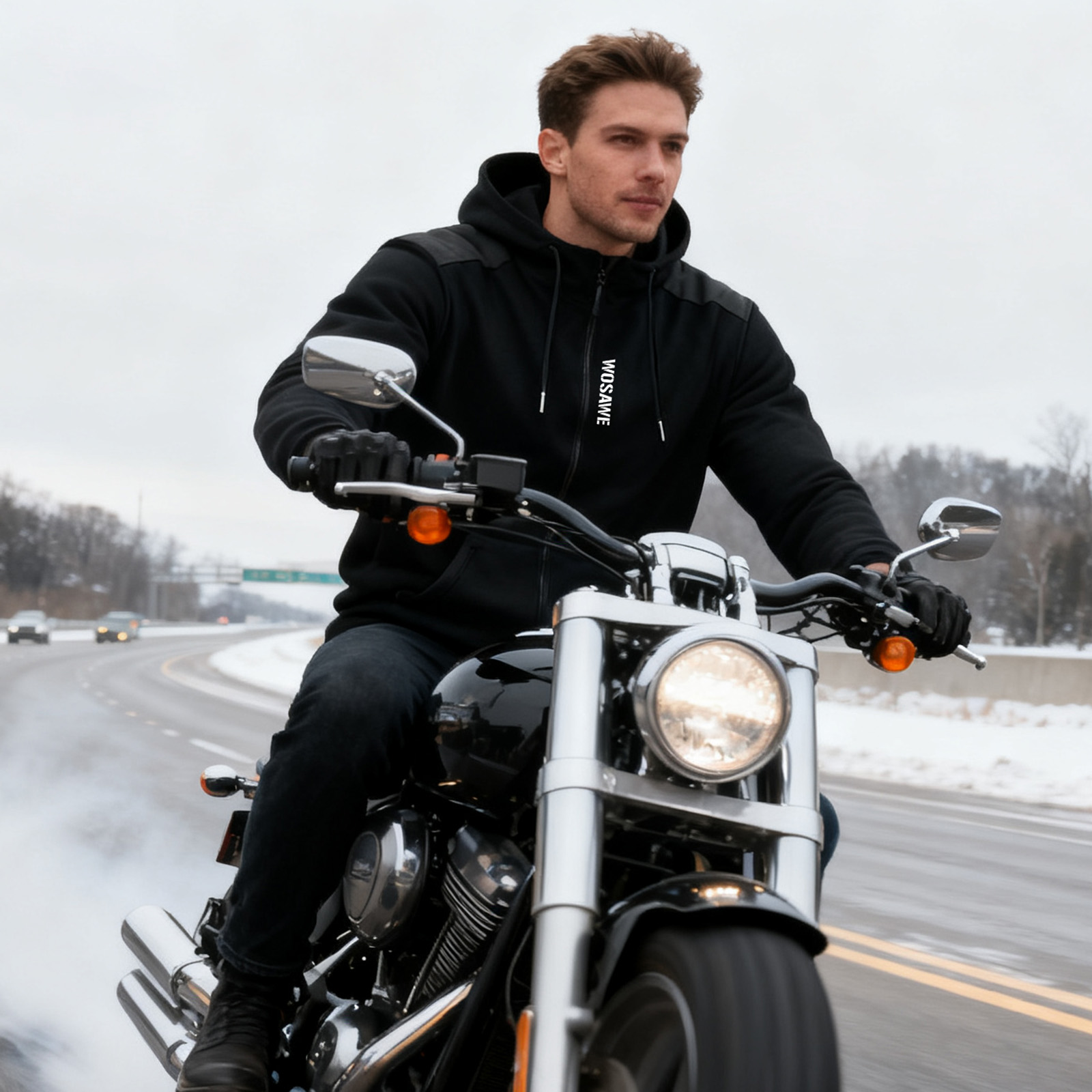 Jaqueta de Motocicleta WOSAWE, - Motorcycle Gear Hoodie avaliação e preço